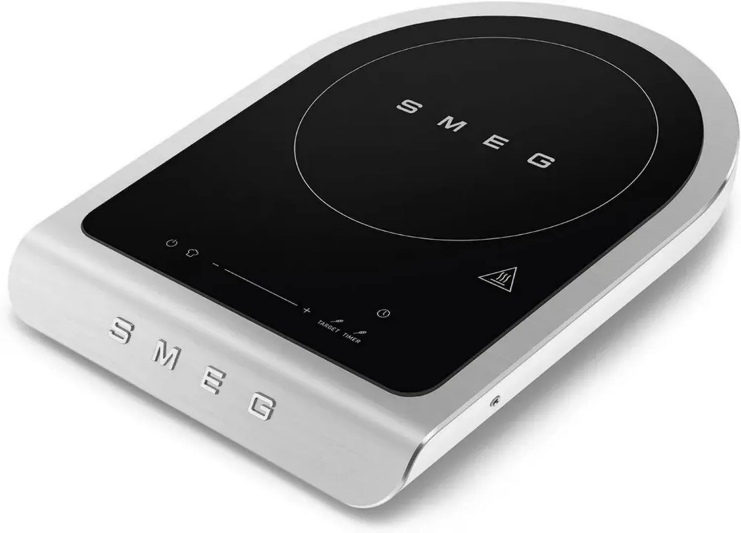 Plaque à Induction Portable Smeg, 2100W, 9 Niveaux, Boost, Blanc