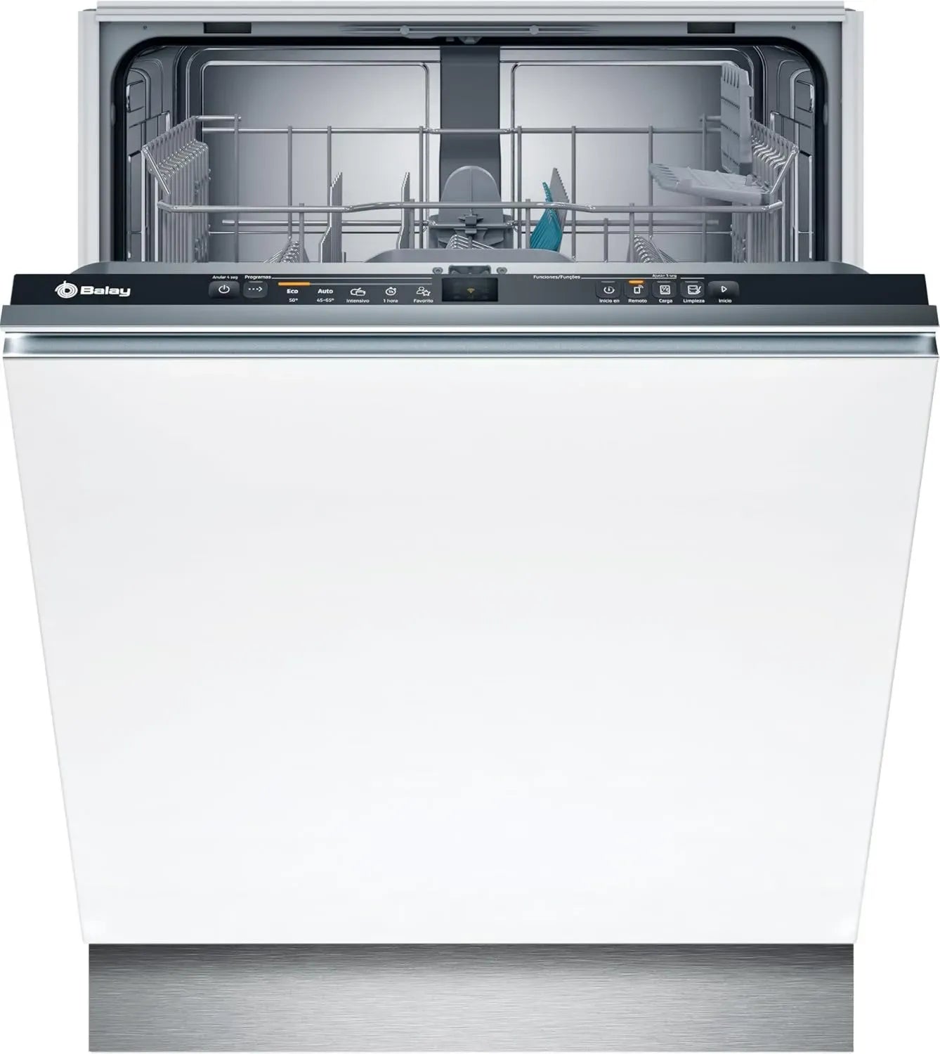 Lave-vaisselle Encastrable 60 cm Blanc avec Moteur Silencieux et Programme Automatique - BALAY