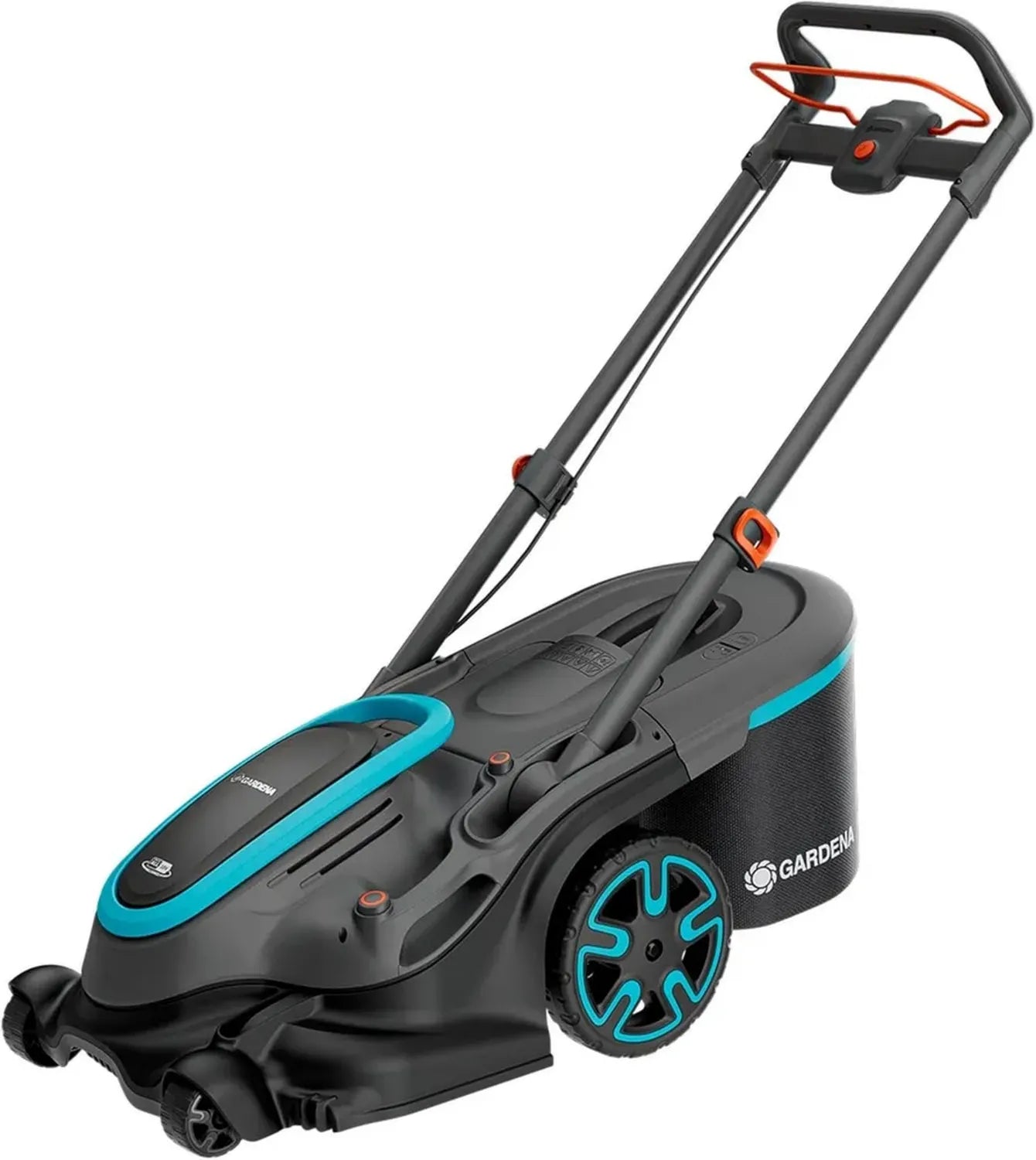 Tondeuse à Gazon Sans Fil Gardena PowerMax Duo 46 cm: Technologie DuoBlade, Compatible avec Power for All, Ergonomie Optimale