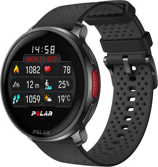 Montre Sport Polar Vantage V3 avec GPS, Cardiofréquencemètre Avancé, Autonomie Longue, Compatible Hommes et Femmes, Cartes Hors Ligne, Idéale pour Running et Triathlon