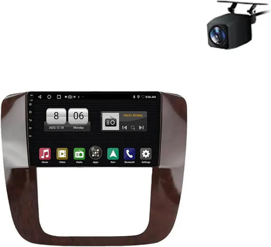 Autoradio Écran Tactile Bluetooth WiFi pour GMC Yukon et Chevrolet Tahoe 2008-2012, Récepteur FM USB GPS 2G+32G
