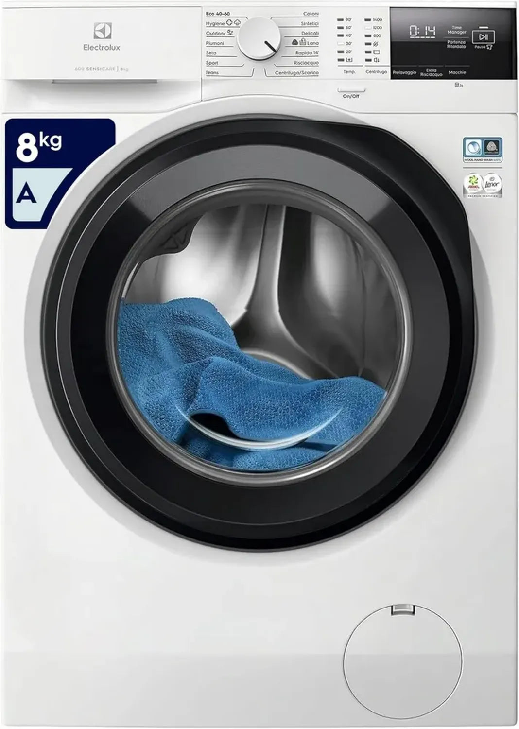 Lave-linge Electrolux SensiCare 8 kg EW6FA28G - Efficacité et Soin