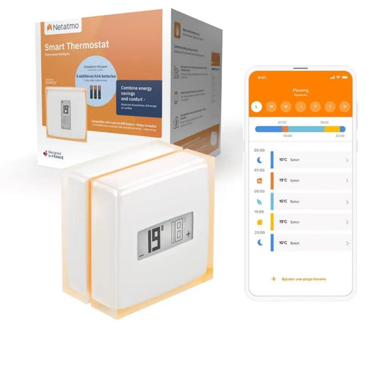 Thermostat Intelligent WiFi Netatmo - Gestion à Distance & Économie d'Énergie