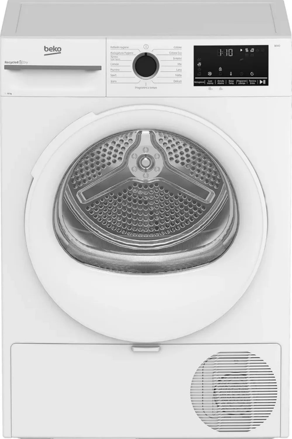 Sèche-linge Beko 10 kg Autonome avec Moteur Inverseur et Fonction Vapeur