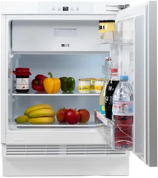 Réfrigérateur encastrable 121 L avec congélateur intégré et affichage LED - Classe E - BELDEKO