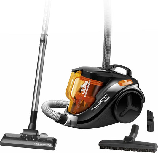 Aspirateur Sans Sac Rowenta 750W, 1.5L, Spécial Parquet, Compact Cyclonique