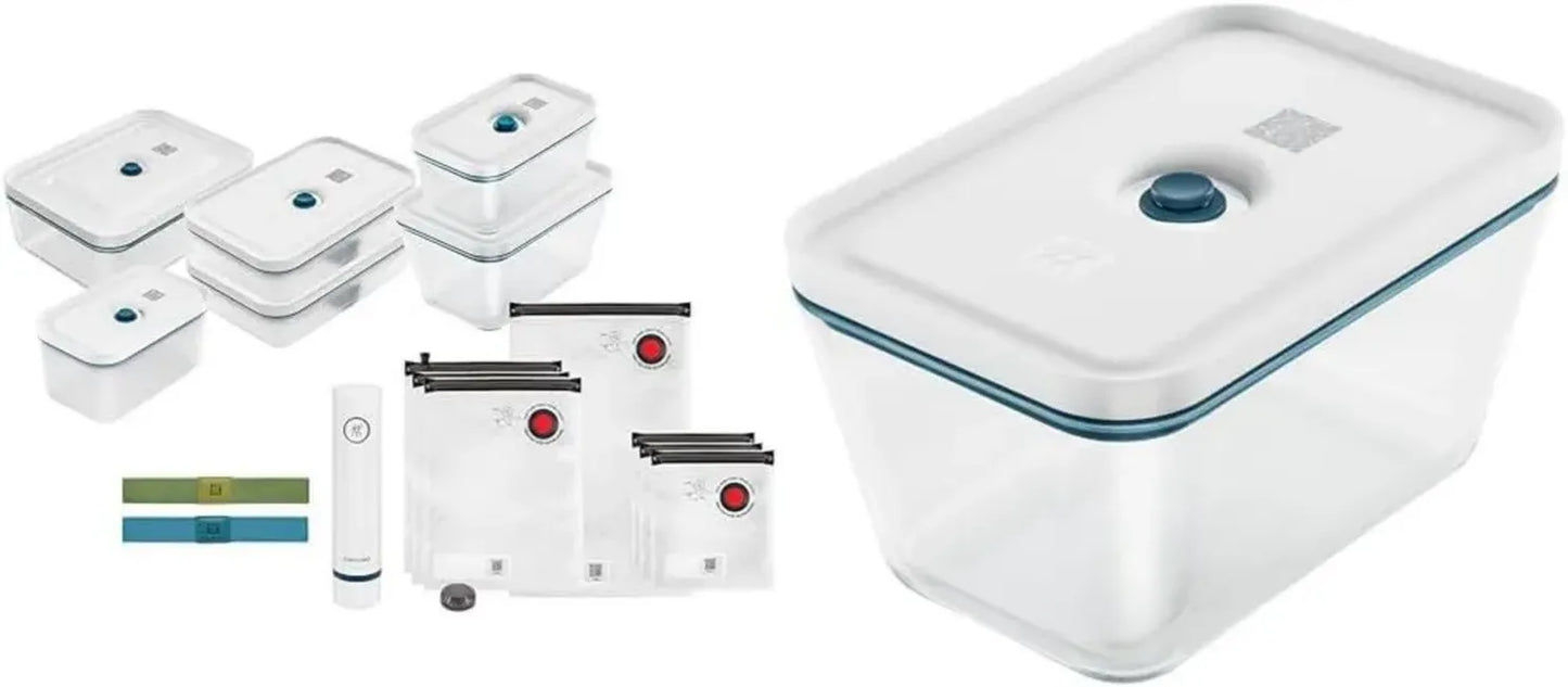 ZWILLING Set de Conservation Sous Vide Fresh & Save, Verre, 16 Pièces
