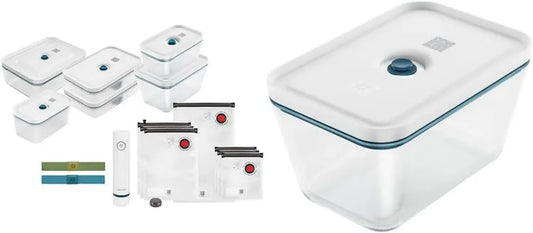 ZWILLING Set de Conservation Sous Vide Fresh & Save, Verre, 16 Pièces