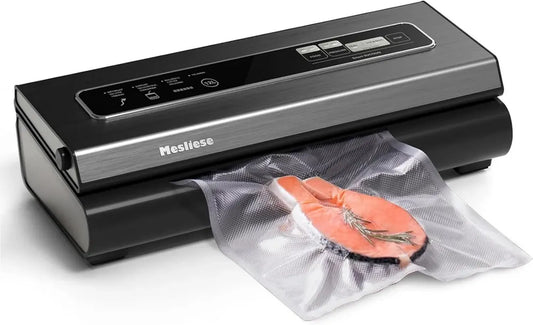 Appareil Sous Vide Alimentaire 6-en-1 Puissant 90Kpa avec Sacs et Rouleaux Inclus