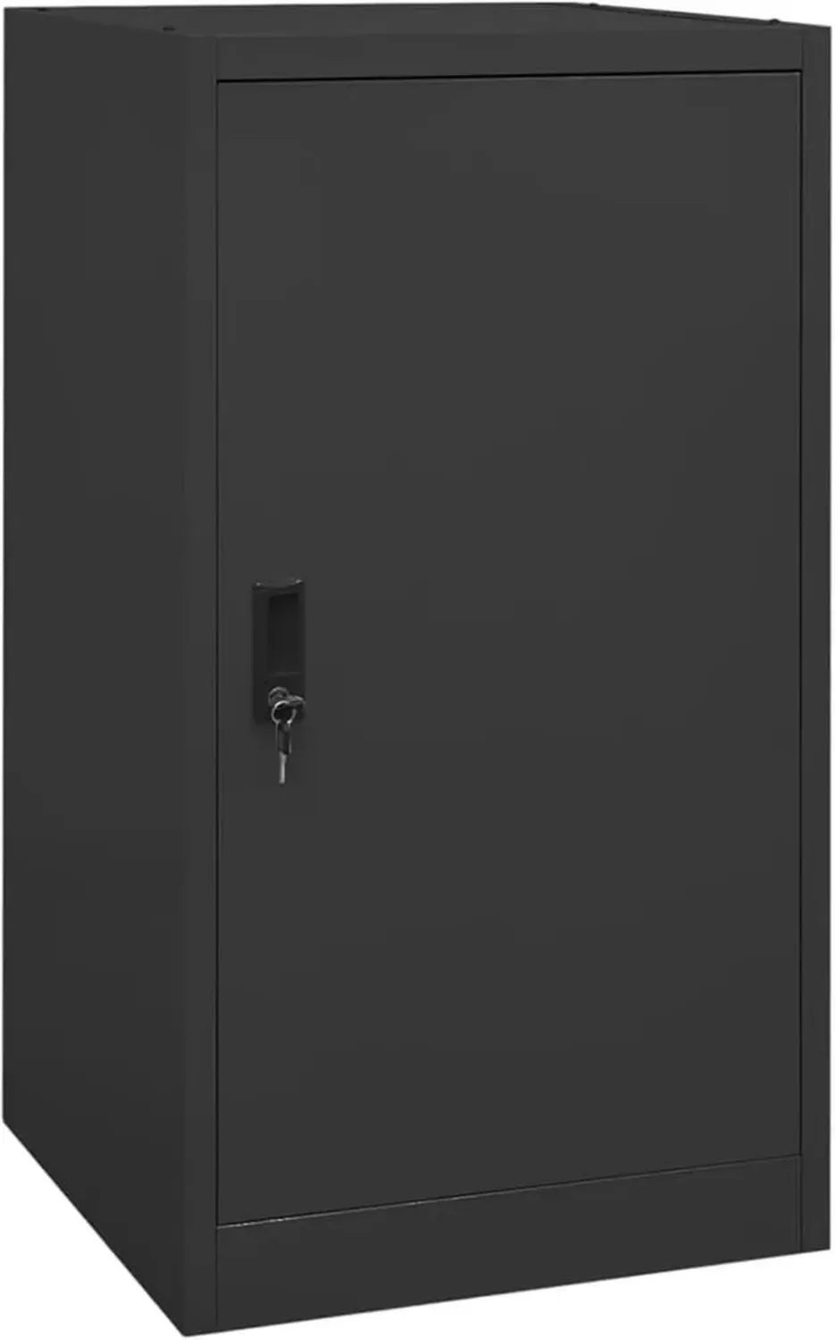Armoire à Selles en Acier Anthracite avec Porte Sécurisée et Compartiments Pratiques - 15 kg
